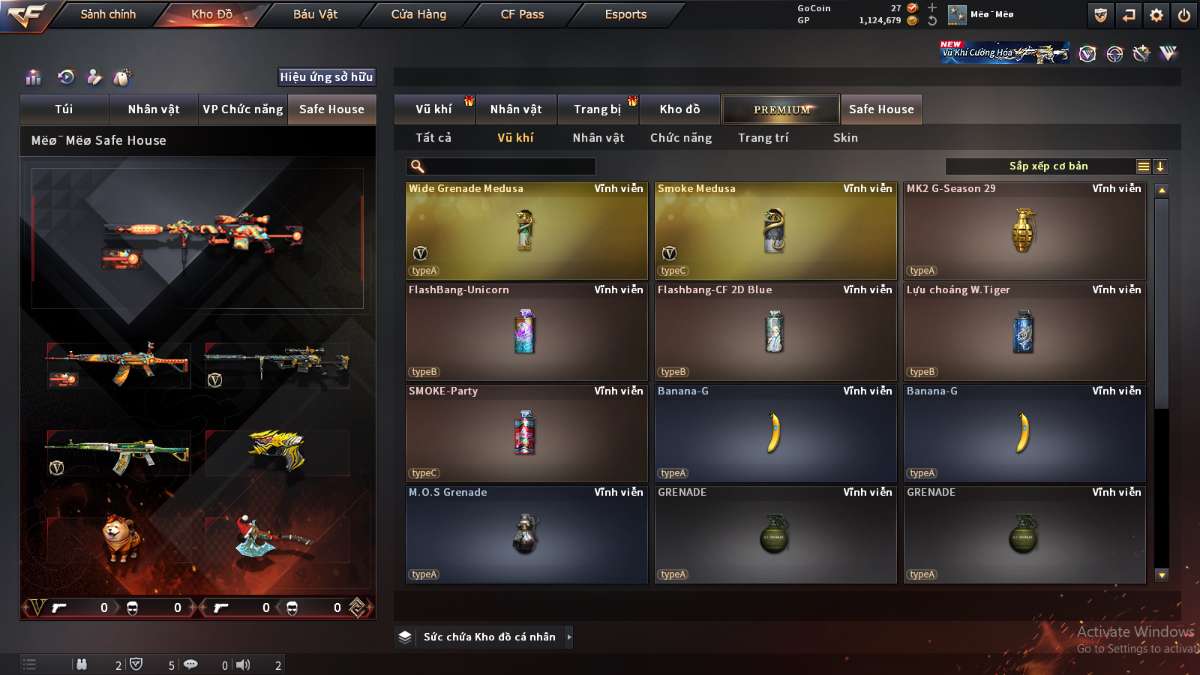 shop acc cf uy tin gia re